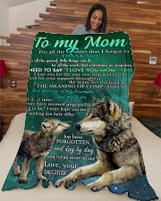 Special gift for your mom Large Fleece Blanket - 60" x 80" aos-coral-fleece-blanket-60x80-lifestyle-front-04