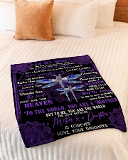 My Mom is the best Mom ever Small Fleece Blanket - 30" x 40" aos-coral-fleece-blanket-30x40-lifestyle-front-01