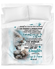 Perfect Gift For Your Daughter - To my daughter Duvet Cover tile