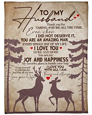Special blanket for husband - Ruby Large Fleece Blanket - 60" x 80" front