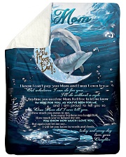 Special gift for your Mom Sherpa Fleece Blanket tile