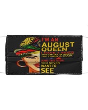 AUGUST WOMAN Cloth face mask front