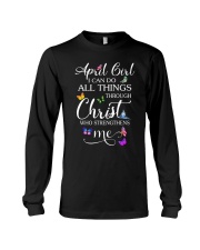 APRIL GIRL - L Long Sleeve Tee front