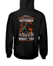 Grumpy old man September tee Cool Tshirt for Men Hooded Sweatshirt thumbnail