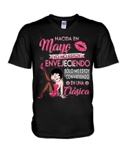 Camisetas sublimadas mujer clásica nacida en Mayo V-Neck T-Shirt thumbnail