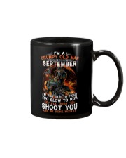 Grumpy old man September tee Cool Tshirts for Men Mug thumbnail