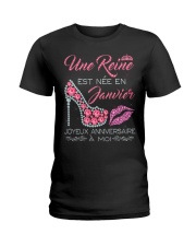 Janvier Joyeux Anniversaire Tee Shirt Femme Ladies T-Shirt front