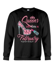 February Queen Shirt Birthday Shirts for Women Crewneck Sweatshirt thumbnail