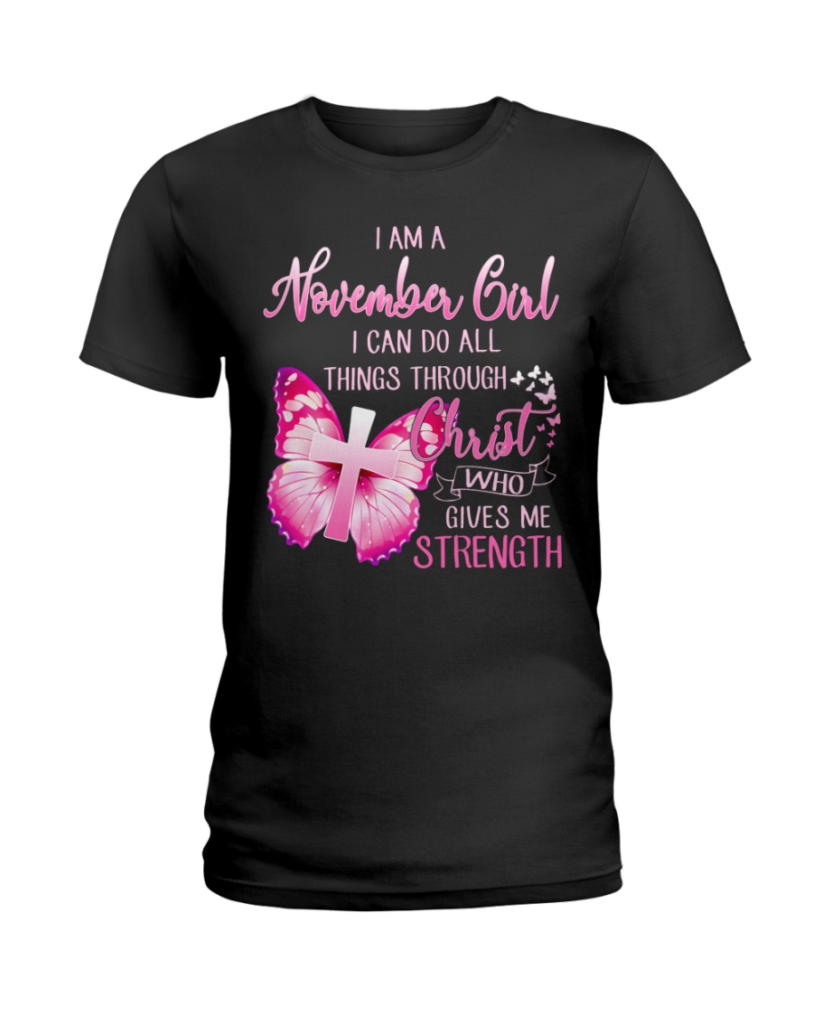 November Girl-D Ladies T-Shirt