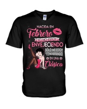 REINA DE FEBRERO V-Neck T-Shirt thumbnail