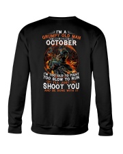 Grumpy old man October tee Cool T shirts for Men Crewneck Sweatshirt thumbnail