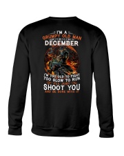 Grumpy old man December tee Cool T shirts for Men Crewneck Sweatshirt thumbnail