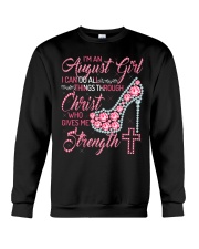 August T shirt Printing Birthday shirts for Women Crewneck Sweatshirt thumbnail