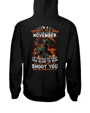 H-Grumpy old man November tee Cool T shirt for Men Hooded Sweatshirt thumbnail