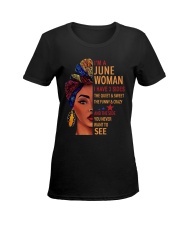 H- JUNE WOMAN Ladies T-Shirt women-premium-crewneck-shirt-front