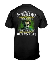 Birthday shirt design for November boys men Classic T-Shirt back