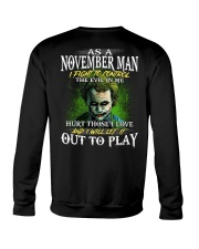 Birthday shirt design for November boys men Crewneck Sweatshirt thumbnail