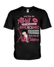 H-Camisetas sublimadas mujer clásica en April V-Neck T-Shirt thumbnail