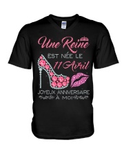 11 AVRIL V-Neck T-Shirt thumbnail