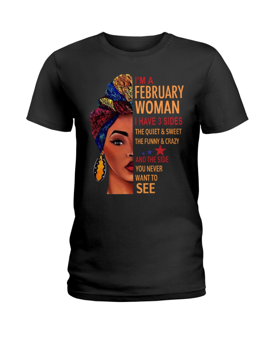 FEBRUARY GIRL Ladies T-Shirt