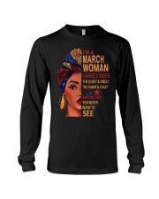 March T shirt Printing Birthday shirts for Woman Long Sleeve Tee thumbnail