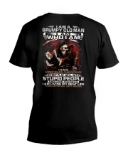 Grumpy old man Graphic tee Cool T shirts for Men V-Neck T-Shirt thumbnail
