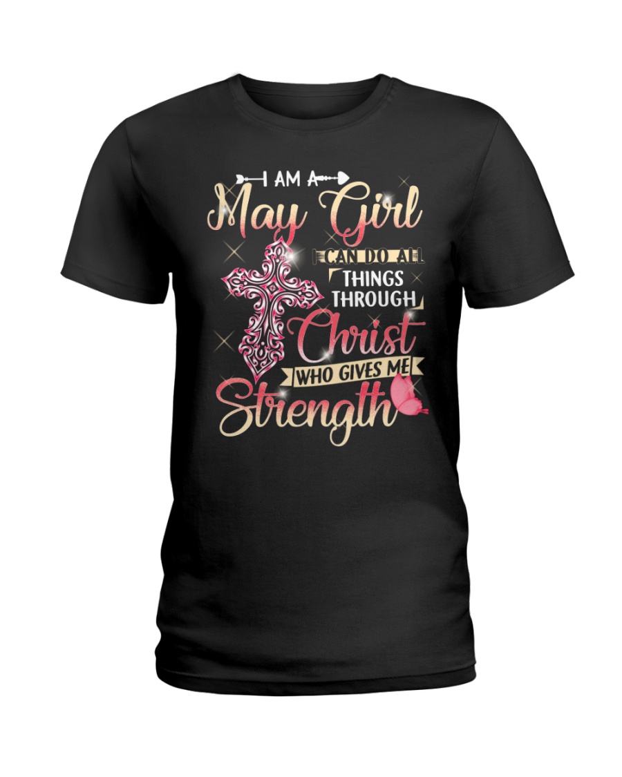 MAY GIRL - L Ladies T-Shirt
