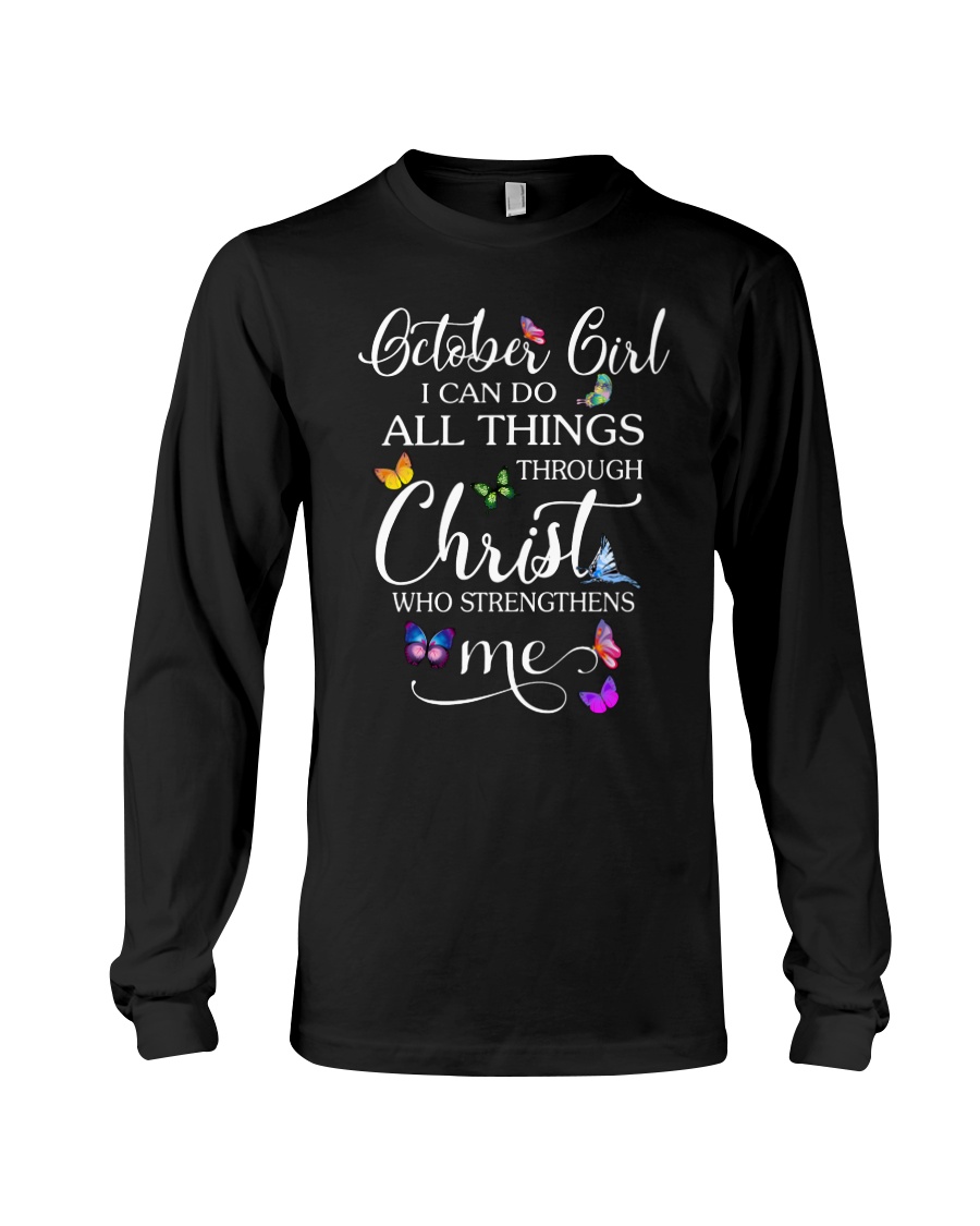 OCTOBER GIRL - L Long Sleeve Tee