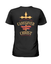 Believe Caregiver Back Dark Ladies T-Shirt back