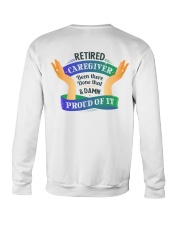 Retired Caregiver Back Crewneck Sweatshirt tile