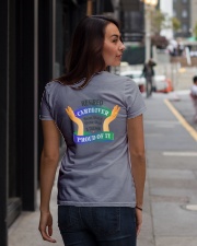 Retired Caregiver Back Ladies T-Shirt lifestyle-women-crewneck-back-1