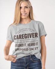 Can't Scare Caregiver Front Classic T-Shirt apparel-classic-tshirt-lifestyle-front-100