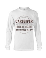 Can't Scare Caregiver Front Long Sleeve Tee tile