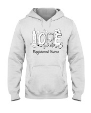 LOVE - Light BG-Registerd Nurse Hooded Sweatshirt tile