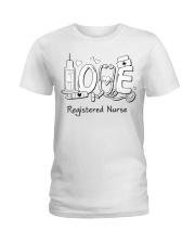 LOVE - Light BG-Registerd Nurse Ladies T-Shirt tile
