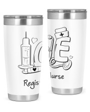 LOVE - Light BG-Registerd Nurse 20oz Tumbler tile