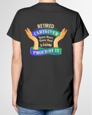Retired Caregiver Back Dark Ladies T-Shirt garment-tshirt-ladies-back-01