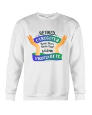 Retired Caregiver Front Crewneck Sweatshirt tile