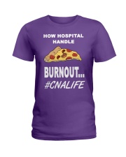 Burnout front Ladies T-Shirt front