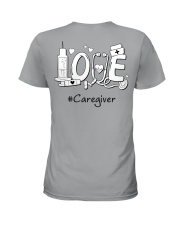 LOVE - Light BG-Caregiver Ladies T-Shirt back