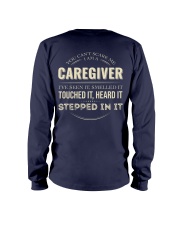 Cant Scare Caregiver Back Dark Long Sleeve Tee tile
