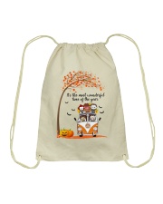 It's The Most Wonderful Time Of The Year Drawstring Bag tile