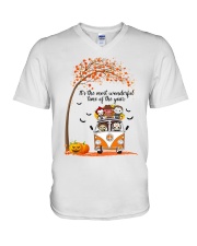 It's The Most Wonderful Time Of The Year V-Neck T-Shirt tile