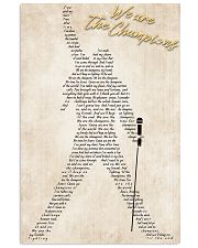 We Are The Champions 24x36 Poster front