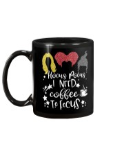 I Need Coffee To Focus Mug back