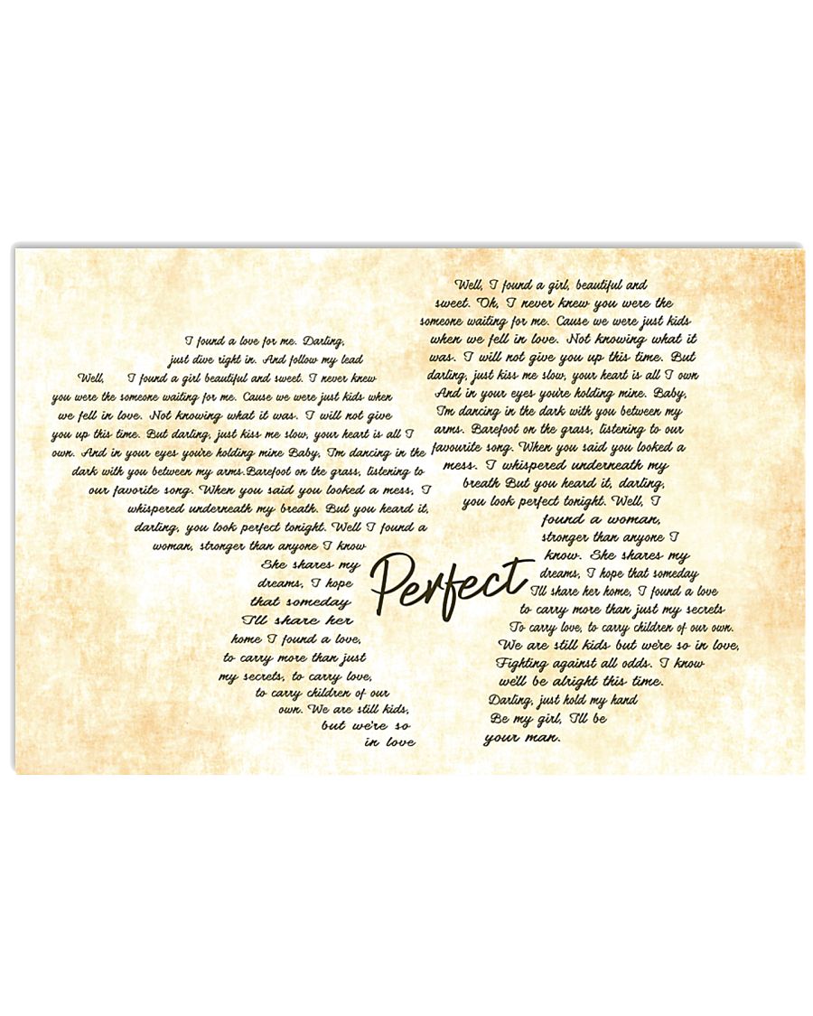 Perfect 17x11 Poster