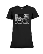 Horror Halloween Characters Daaaaaamn Premium Fit Ladies Tee tile