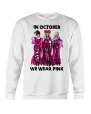 Hocus Pocus In October We Wear Pink Crewneck Sweatshirt tile