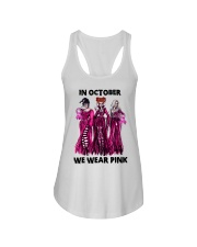 Hocus Pocus In October We Wear Pink Ladies Flowy Tank tile
