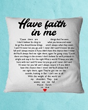 Have Faith In Me Square Pillowcase aos-pillow-square-front-lifestyle-2